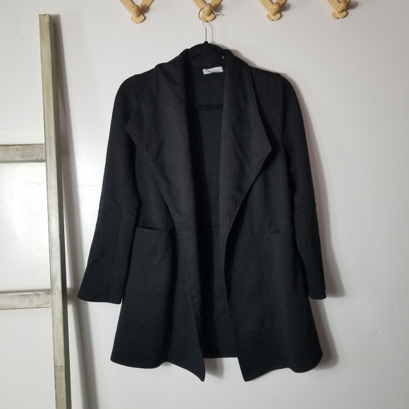 Max Studio Jackets & Blazers - MAX STUDIO WOMEN'S BLACK LONG BLAZER CARDIGAN SIZE SMALL